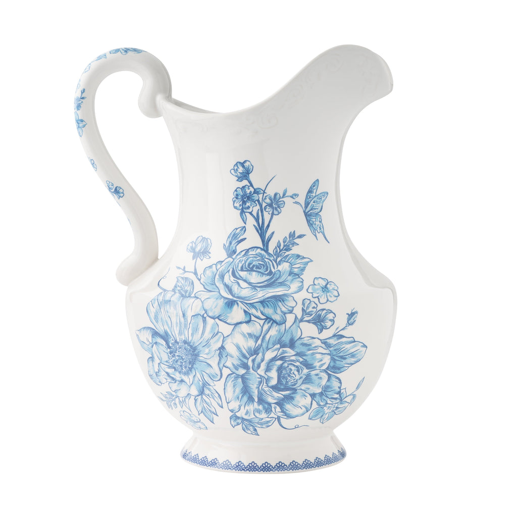PioneerHome™ Agatha Stoneware 2-Quart Pitcher, Blue - PioneerHome™