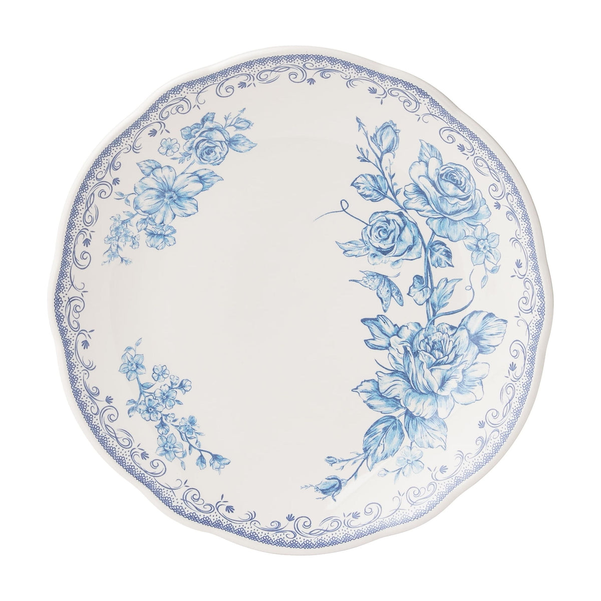PioneerHome™ Agatha 12-Piece Stoneware Dinnerware Set, Blue - PioneerHome™