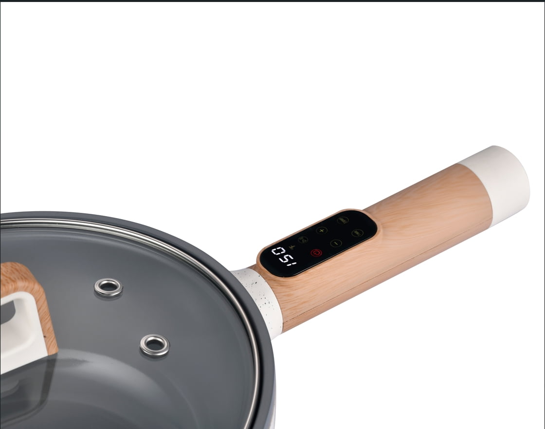 PioneerHome™ 3.5L Electric Skillet, Linen Speckle - PioneerHome™