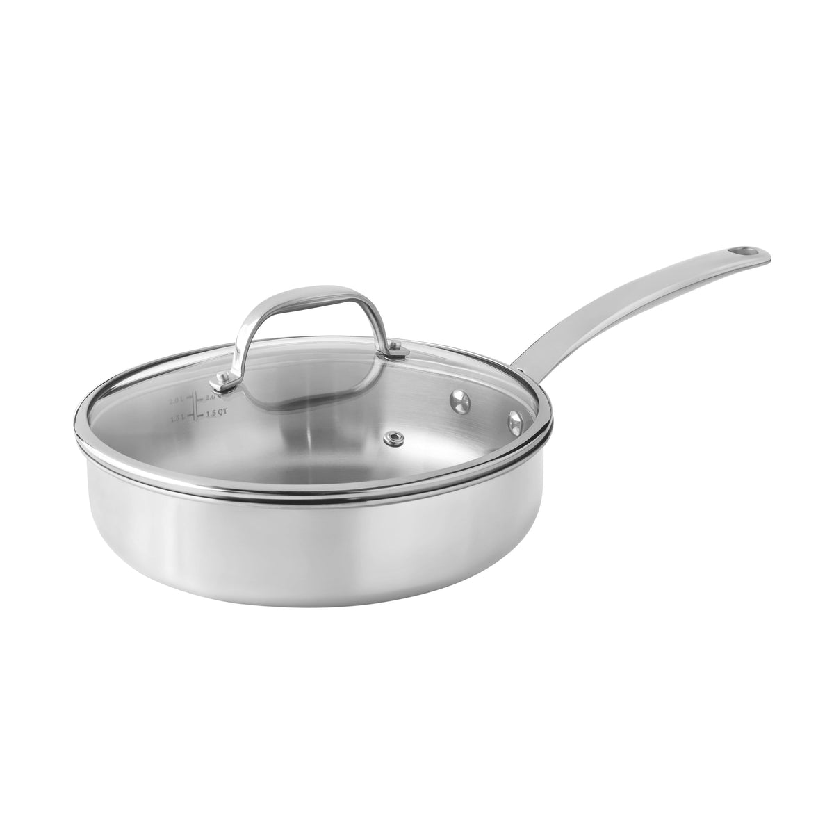 PioneerHome™ 14-Piece Stainless Steel Cookware Set, Cooking Pots and Pans Set with Kitchen Utensils - PioneerHome™