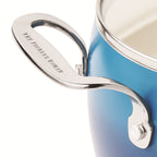 PioneerHome™ Harlow 15-Piece Cookware Set, Ceramic Non-Stick Pots and Pans Set, Denim Blue - PioneerHome™