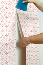 PioneerHome™ Coral Tonal Scallop Peel And Stick Vinyl Wallpaper, 215-in by 20.5-in, 30.75 sq. - PioneerHome™