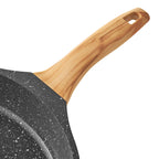 PioneerHome™ Prairie Signature Cast Aluminum 12" Fry Pan, Charcoal Speckle - PioneerHome™