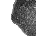 PioneerHome™ Prairie Signature 2-Piece Cast Aluminum 10" & 12" Fry Pan Set, Charcoal Speckle - PioneerHome™
