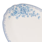 PioneerHome™ Agatha Stoneware 16-inch Serving Platter, Blue - PioneerHome™