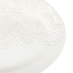 PioneerHome™ Vintage Lace 20-inch Stoneware Oval Serving Tray Platter, White - PioneerHome™