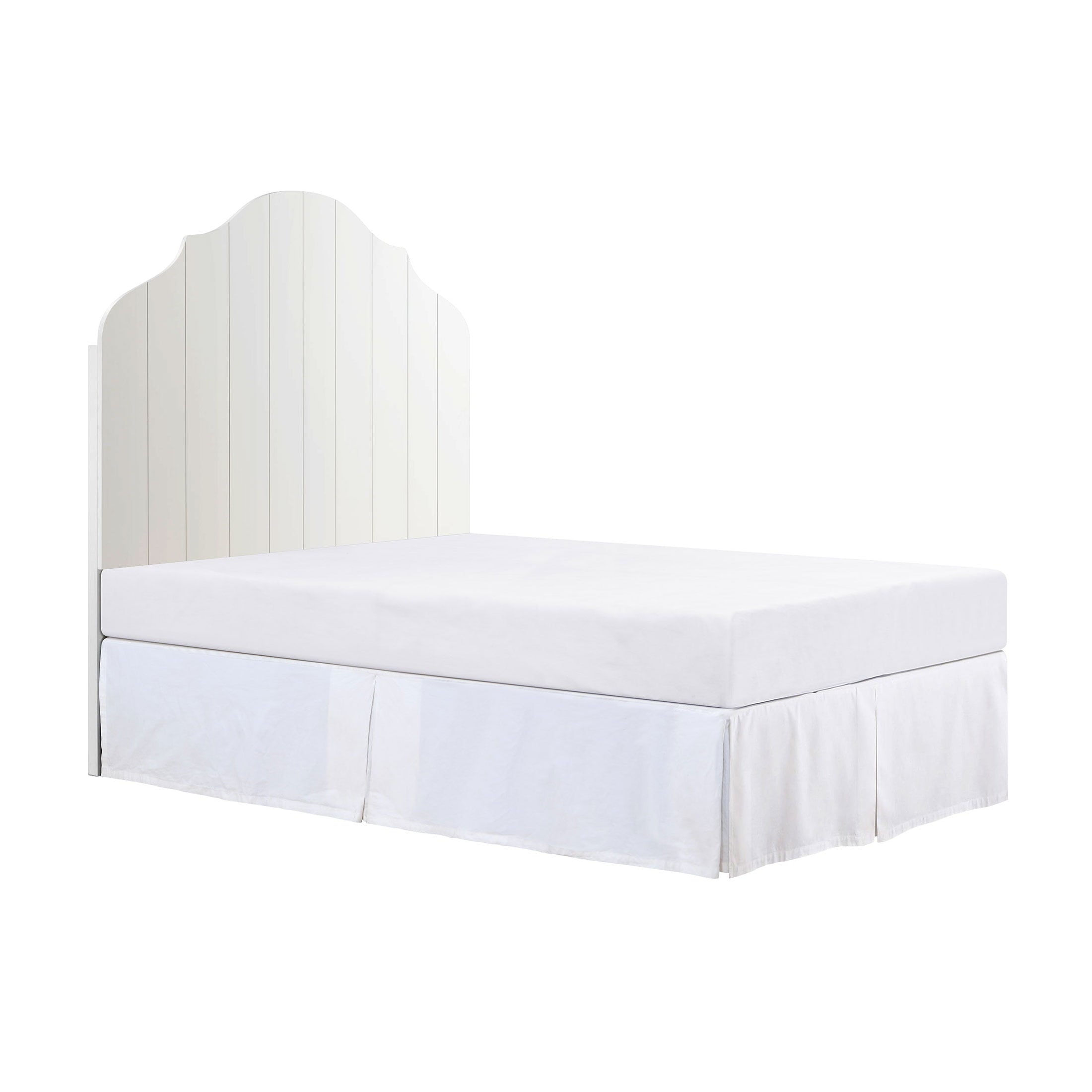 PioneerHome™ Queen Headboard Made With Solid Wood Frame, White - PioneerHome™