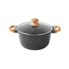 PioneerHome™ Prairie Signature 14-Piece Cast Aluminum Cookware Set, Charcoal - PioneerHome™