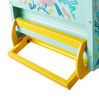 PioneerHome™ Bird Ogee Metal Squirrel Proof Hopper Bird Feeder 5.5QT , Teal Yellow - PioneerHome™