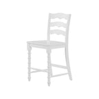 PioneerHome™ Harper Counter-height Wood Stools, 2 Pack, White - PioneerHome™
