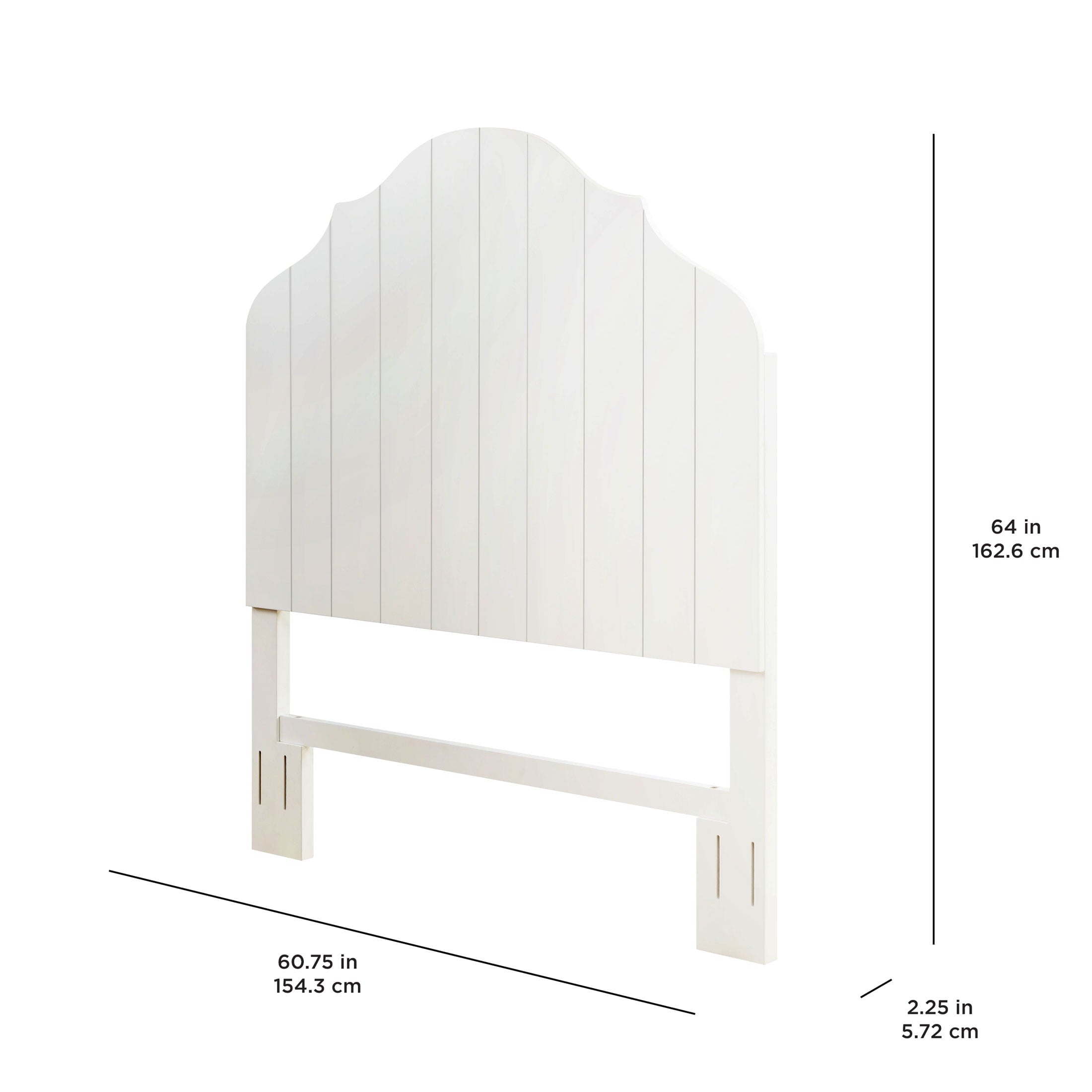 PioneerHome™ Queen Headboard Made With Solid Wood Frame, White - PioneerHome™