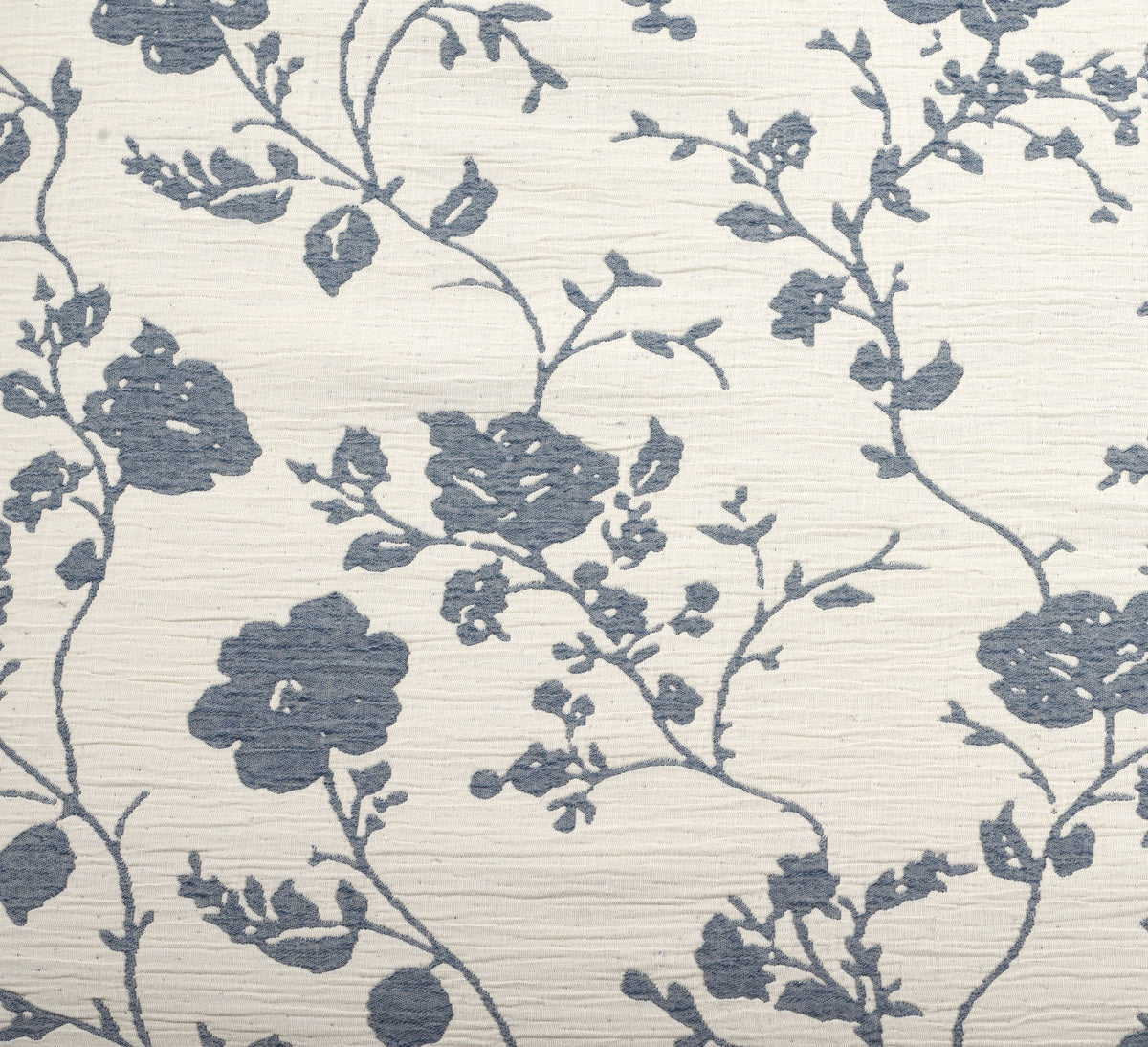 PioneerHome™ Agatha Floral Gauze Quilt, Full/Queen, Blue Dust, Reversible Bedding - PioneerHome™