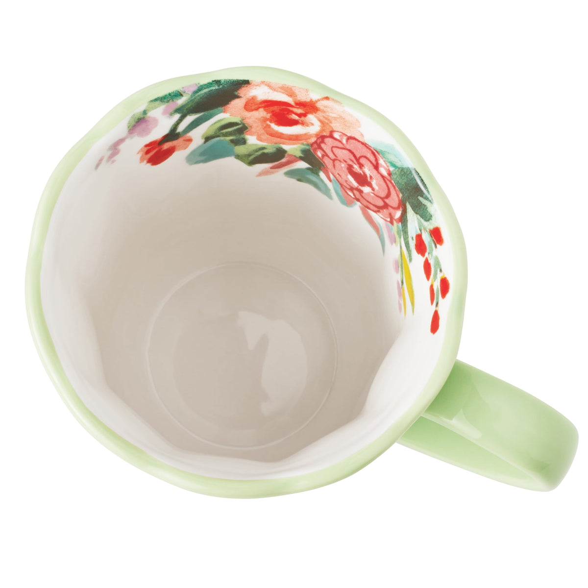 PioneerHome™ Painted Meadow 16-Ounce Ceramic Mugs, Set of 4 - PioneerHome™
