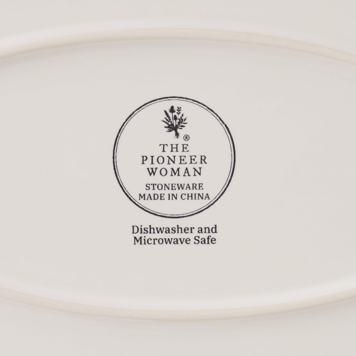 PioneerHome™ Agatha Stoneware 16-inch Serving Platter, Blue - PioneerHome™