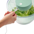 PioneerHome™ 4.5-Quart Electric Salad Spinner - Rustic Home Decor Perfect - PioneerHome™