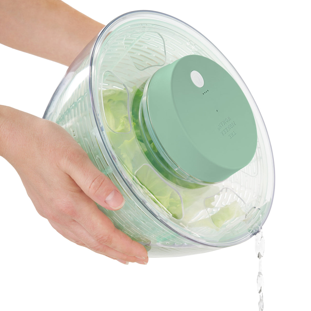 PioneerHome™ 4.5-Quart Electric Salad Spinner - Rustic Home Decor Perfect - PioneerHome™