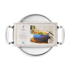 PioneerHome™ Harlow 7.5 Qt Ceramic Non-Stick Stock Pot with Lid, Denim Blue - Farmhouse - PioneerHome™