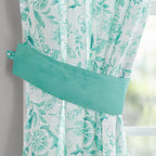 PioneerHome™ Maize Sheer Curtain Panel, Teal, 1 Panel, 50"W x 84"L - PioneerHome™