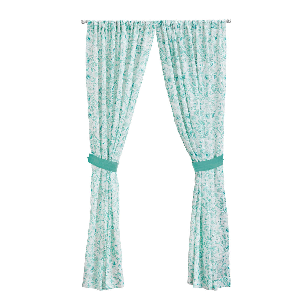 PioneerHome™ Maize Sheer Curtain Panel, Teal, 1 Panel, 50"W x 84"L - PioneerHome™