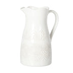 PioneerHome™ Vintage Lace Linen 9-inch Ceramic Pitcher - PioneerHome™