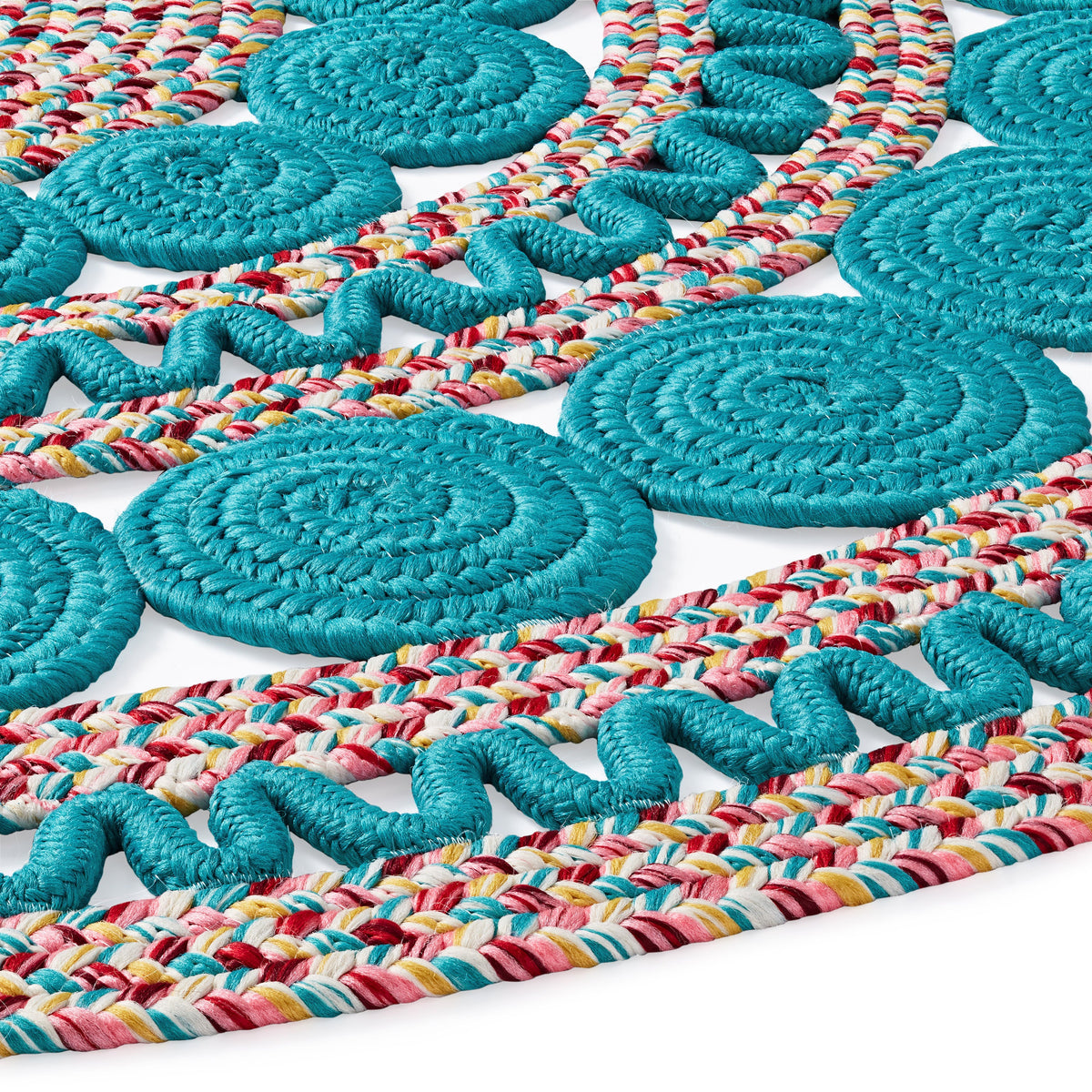 PioneerHome™ Braided Floral Round Rug, 48" - PioneerHome™