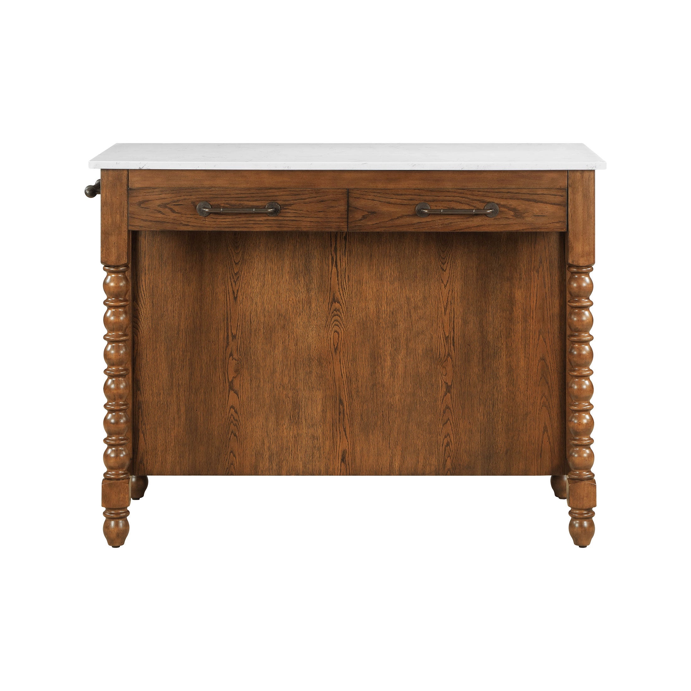 PioneerHome™ Harper Kitchen Island with Drawers, Homestead Brown - PioneerHome™