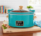 PioneerHome™ Teal Speckle 6 Quart Slow Cooker - PioneerHome™