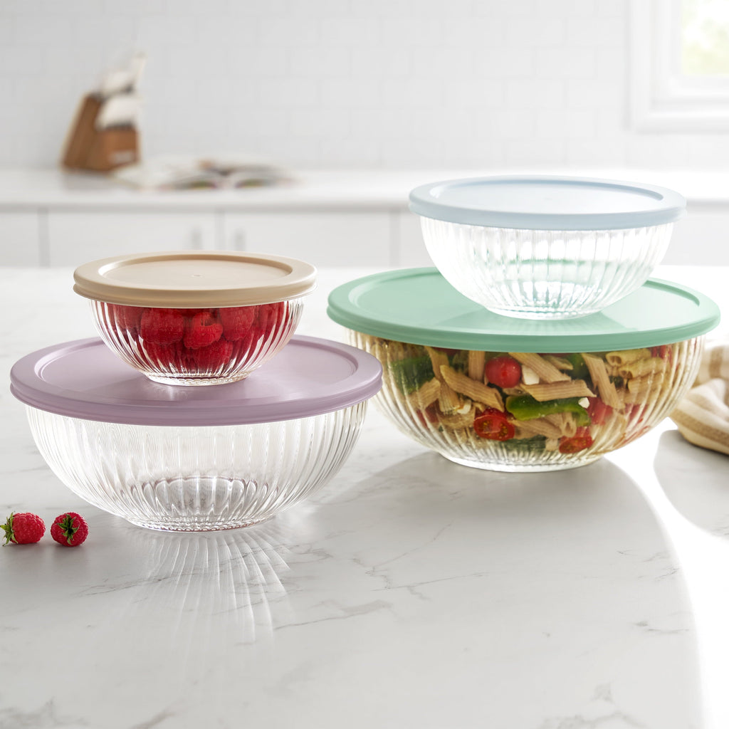PioneerHome™ 8-Piece Glass Mixing Bowl Set - PioneerHome™