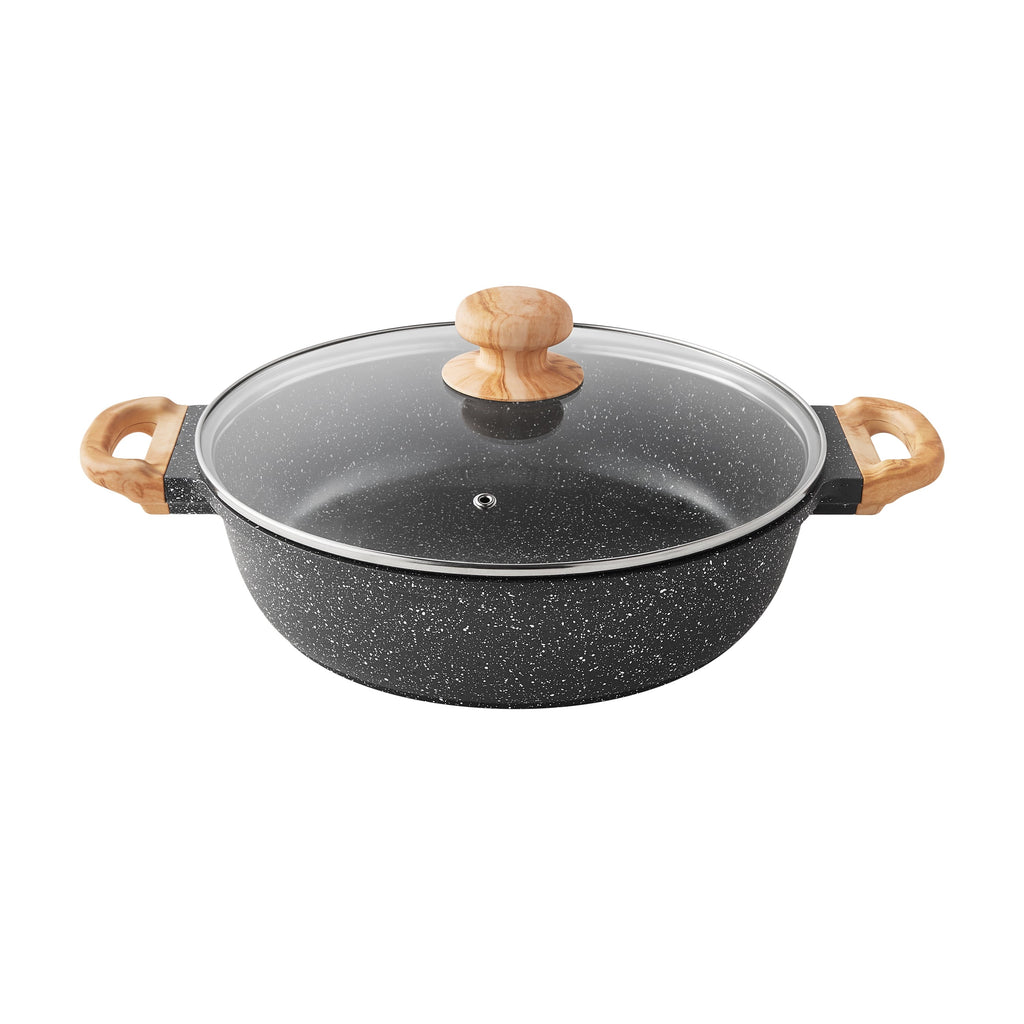 PioneerHome™ Prairie Signature 14-Piece Cast Aluminum Cookware Set, Charcoal - PioneerHome™