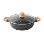 PioneerHome™ Prairie Signature 14-Piece Cast Aluminum Cookware Set, Charcoal - PioneerHome™