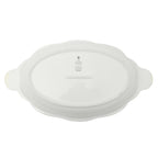 PioneerHome™ 3-Quart Oval Pumpkin Stoneware Baker with Lid, Linen - PioneerHome™
