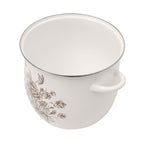 PioneerHome™ Agatha 12 Qt Enamel on Steel Stock Pot with Lid, Brown - Farmhouse - PioneerHome™