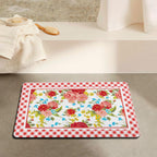 PioneerHome™ Flower Kitchen Mat Sets 2 Piece Farmhouse Anti Fatigue Waterproof Stain Resistant Floor Rug Non Slip - PioneerHome™