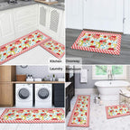 PioneerHome™ Flower Design Bath Mat Soft Rug Rubber Non Slip Quick Dry Pioneer Flower Woman Super Absorbent - PioneerHome™