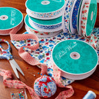 PioneerHome™ Sweet Rose Double Fold Cotton Quilt Binding Ribbon, 7/8" x 25 Yards - PioneerHome™