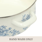 PioneerHome™ Agatha Enamel-on-Steel 6-Quart Dutch Oven, Blue - PioneerHome™