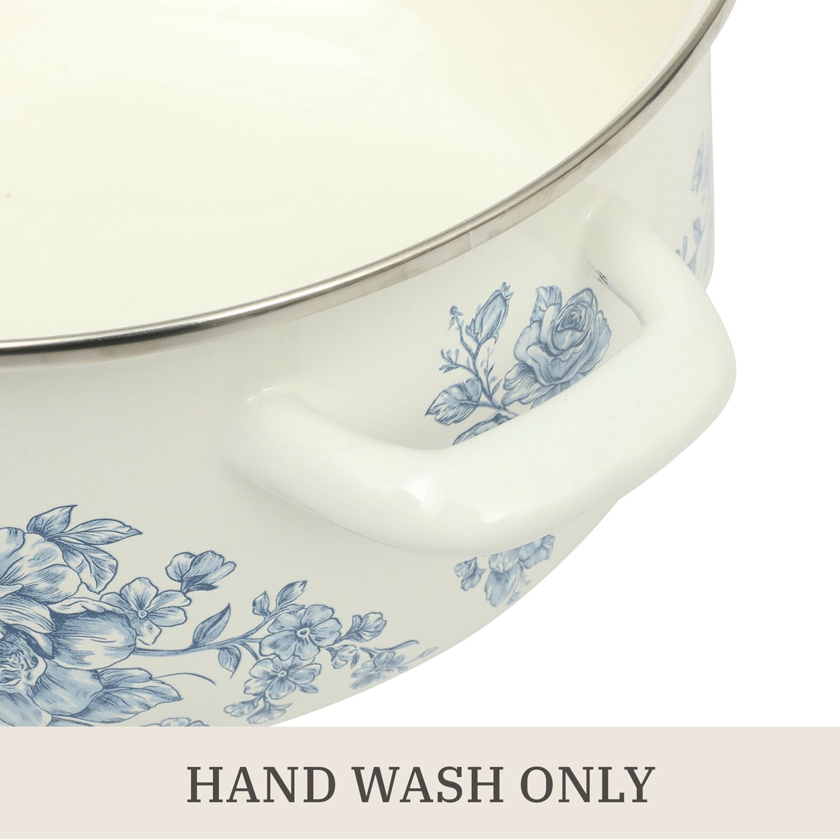 PioneerHome™ Agatha Enamel-on-Steel 6-Quart Dutch Oven, Blue - PioneerHome™