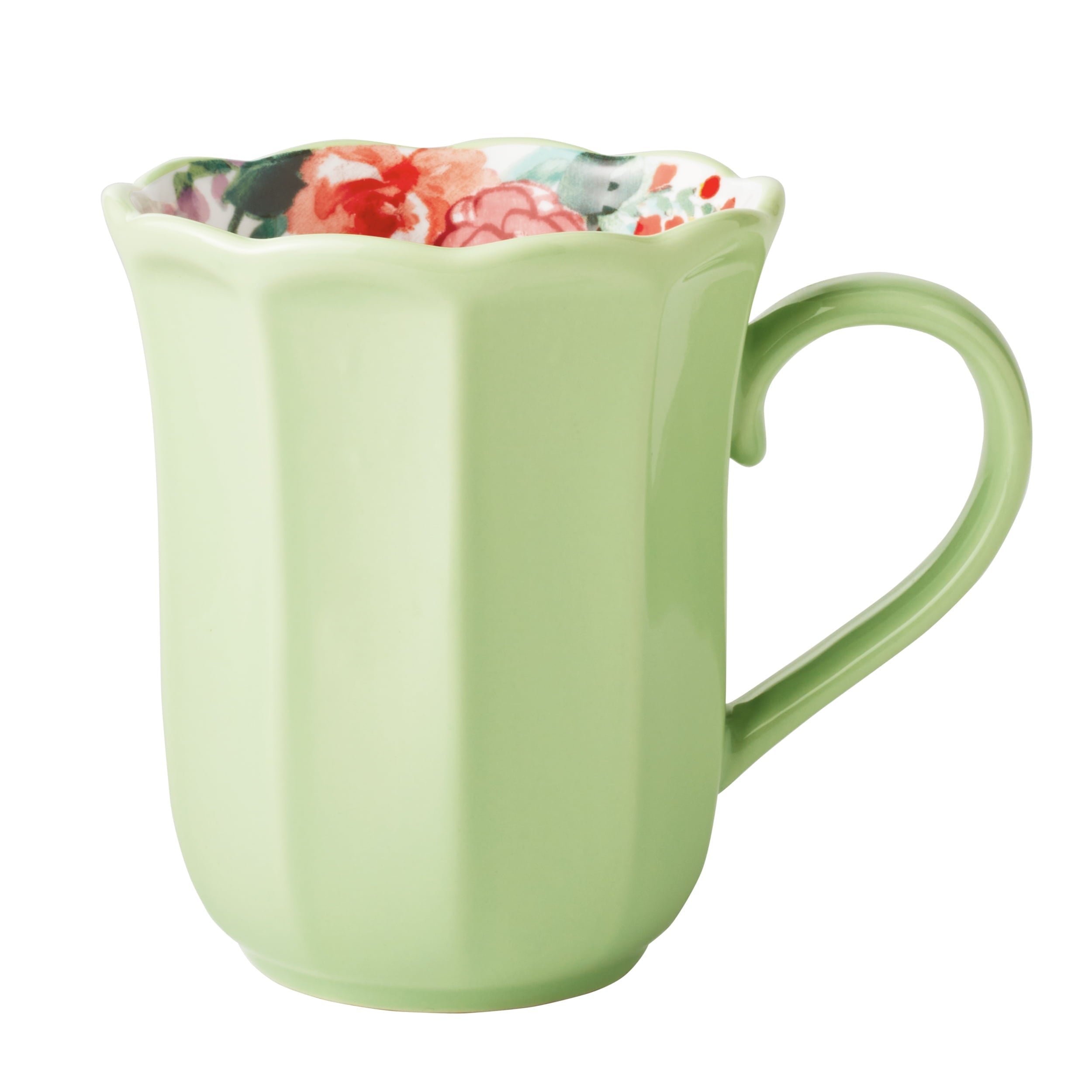 PioneerHome™ Painted Meadow 16-Ounce Ceramic Mugs, Set of 4 - PioneerHome™