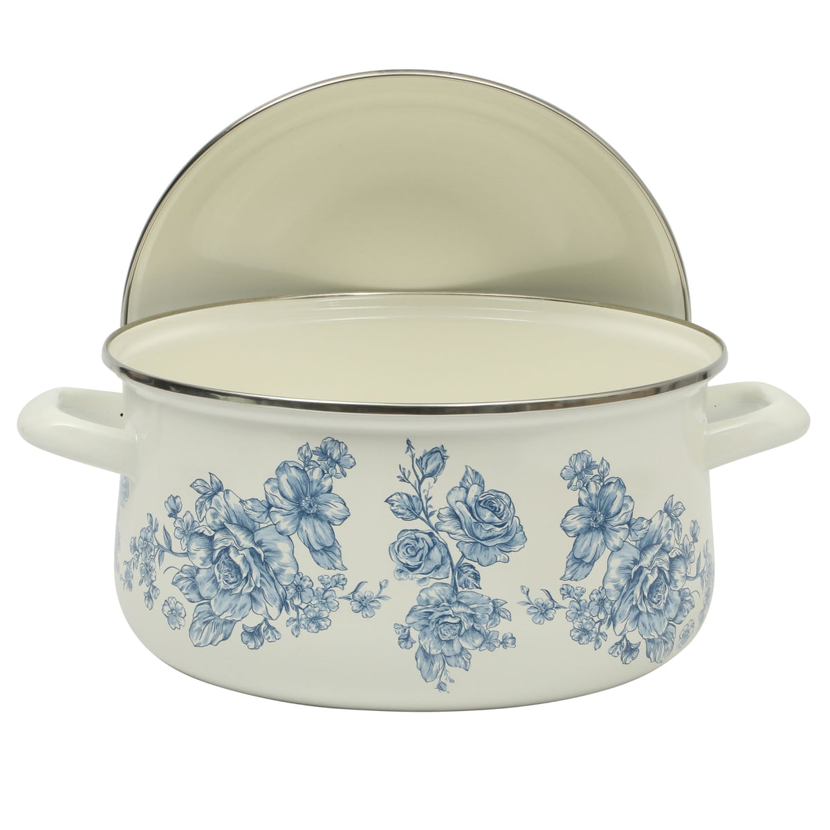 PioneerHome™ Agatha Enamel-on-Steel 6-Quart Dutch Oven, Blue - PioneerHome™
