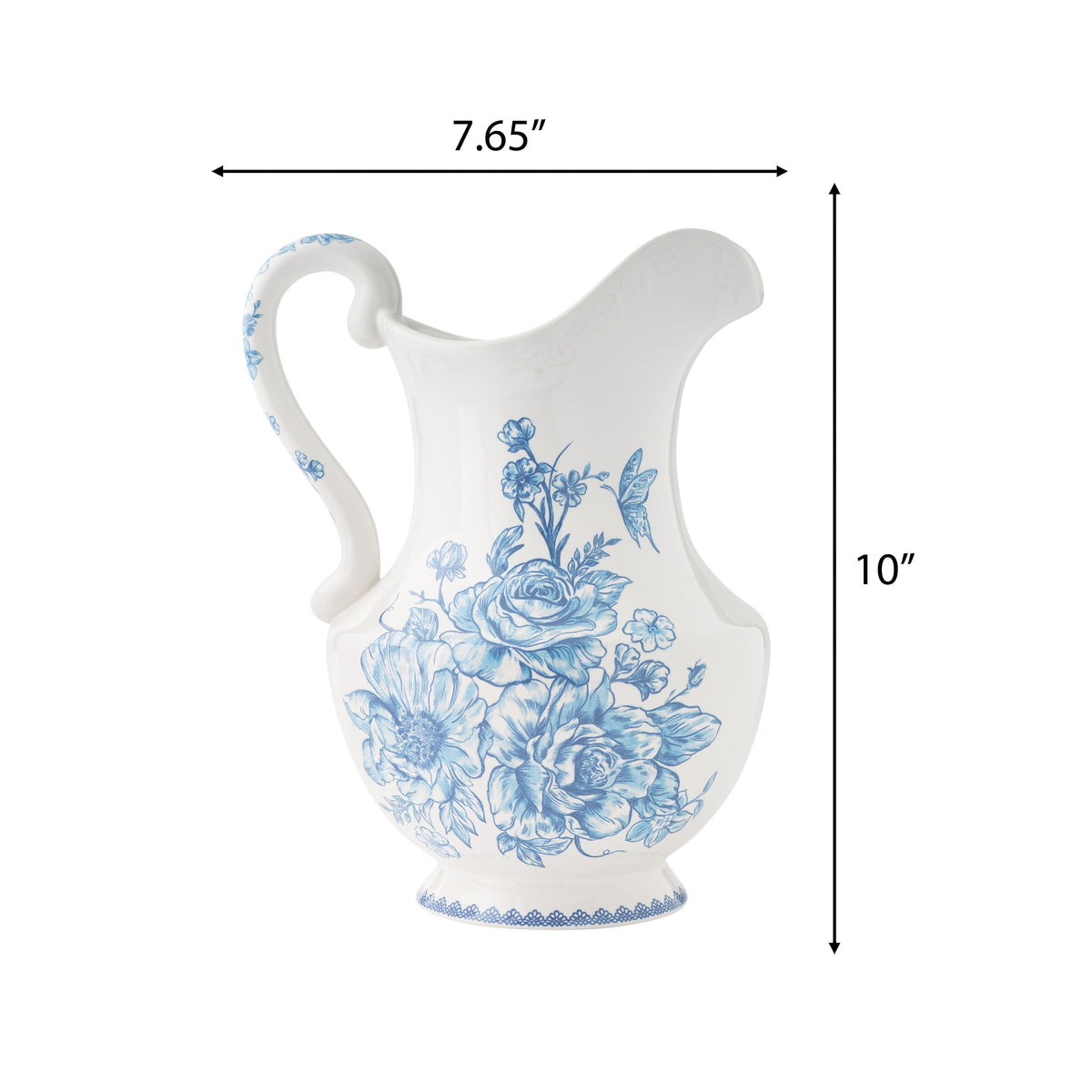 PioneerHome™ Agatha Stoneware 2-Quart Pitcher, Blue - PioneerHome™