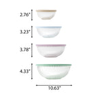 PioneerHome™ 8-Piece Glass Mixing Bowl Set - PioneerHome™