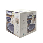 PioneerHome™ Colette 12-Piece Stoneware Dinnerware Set, Blue - PioneerHome™