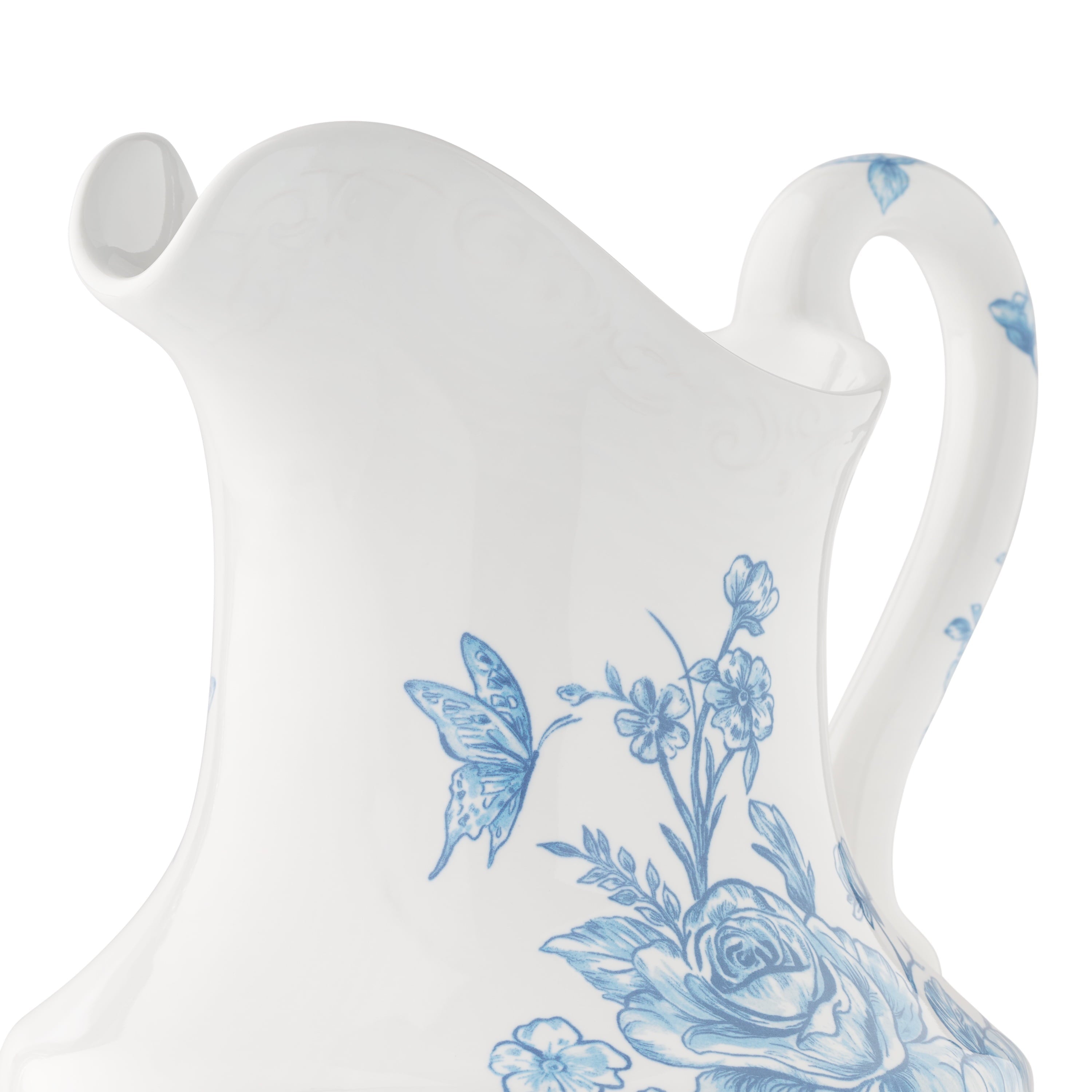 PioneerHome™ Agatha Stoneware 2-Quart Pitcher, Blue - PioneerHome™