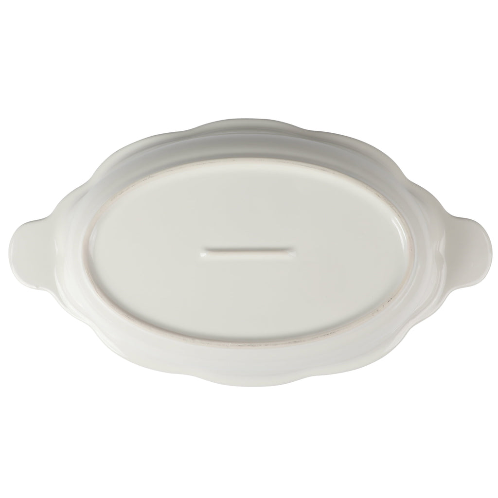 PioneerHome™ 3-Quart Oval Pumpkin Stoneware Baker with Lid, Linen - PioneerHome™