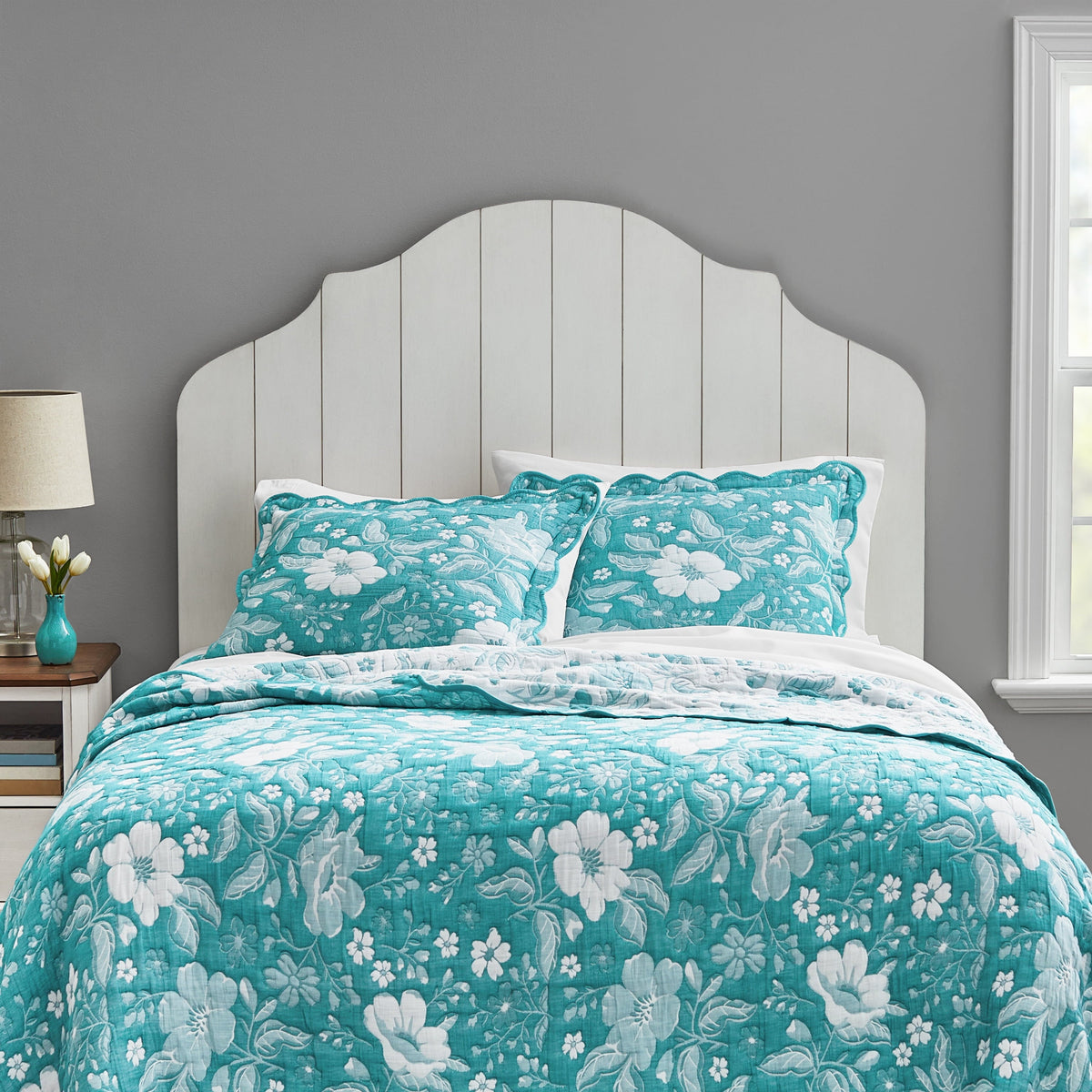 PioneerHome™ Queen Headboard Made With Solid Wood Frame, White - PioneerHome™