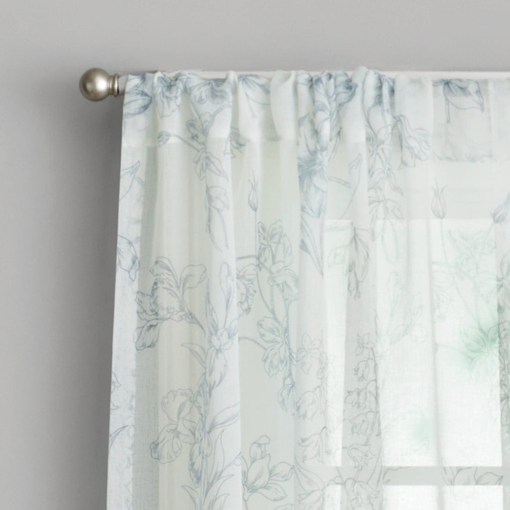 PioneerHome™ Blooming Bouquet Curtain Panel Pair, Set of 2, Floral, 40"W x 84"L - PioneerHome™