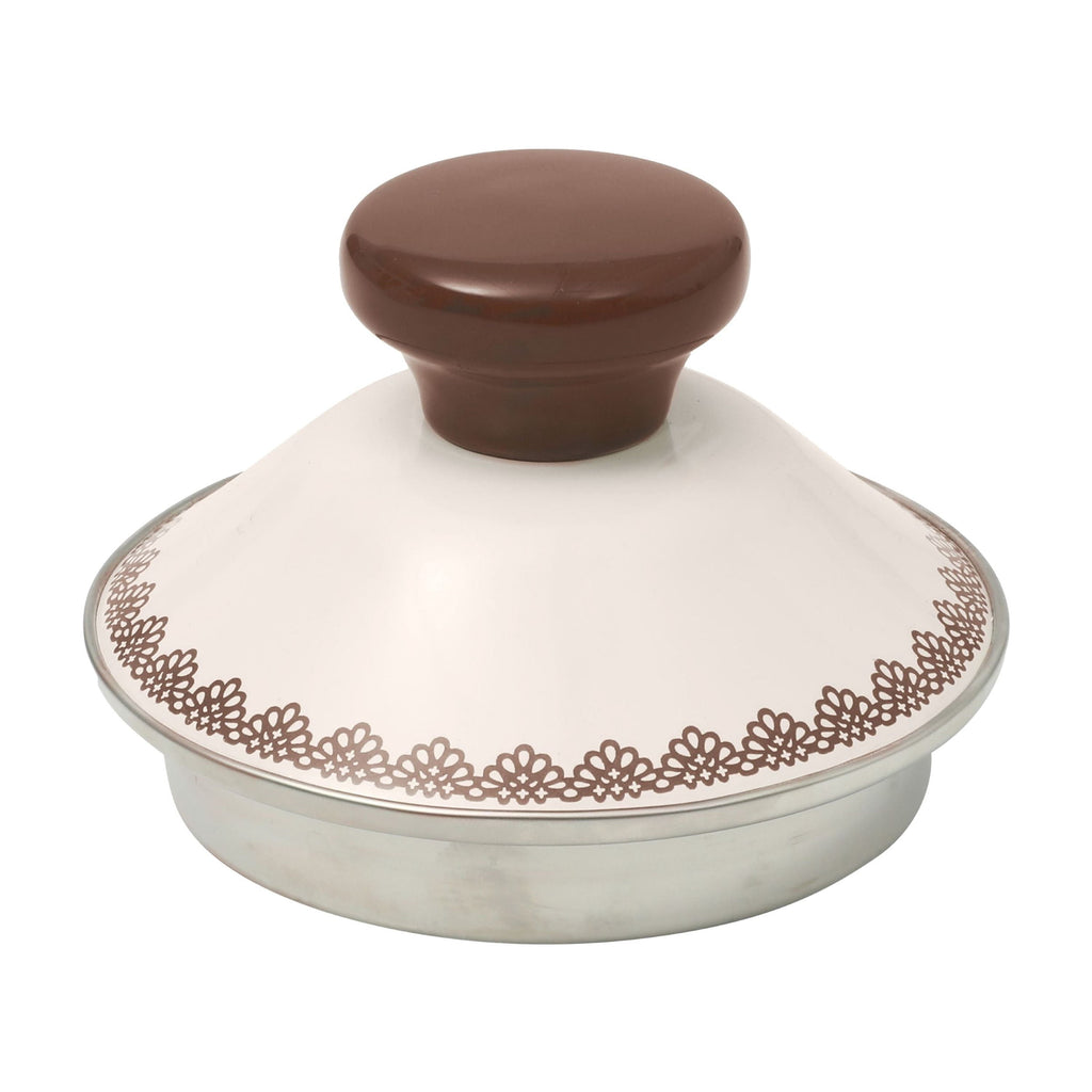 PioneerHome™ 2.0-Quart Enamel on Steel Agatha Tea Kettle, Brown - PioneerHome™