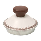 PioneerHome™ 2.0-Quart Enamel on Steel Agatha Tea Kettle, Brown - PioneerHome™