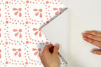 PioneerHome™ Coral Tonal Scallop Peel And Stick Vinyl Wallpaper, 215-in by 20.5-in, 30.75 sq. - PioneerHome™