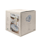 PioneerHome™ Agatha 12-Piece Stoneware Dinnerware Set, Blue - PioneerHome™